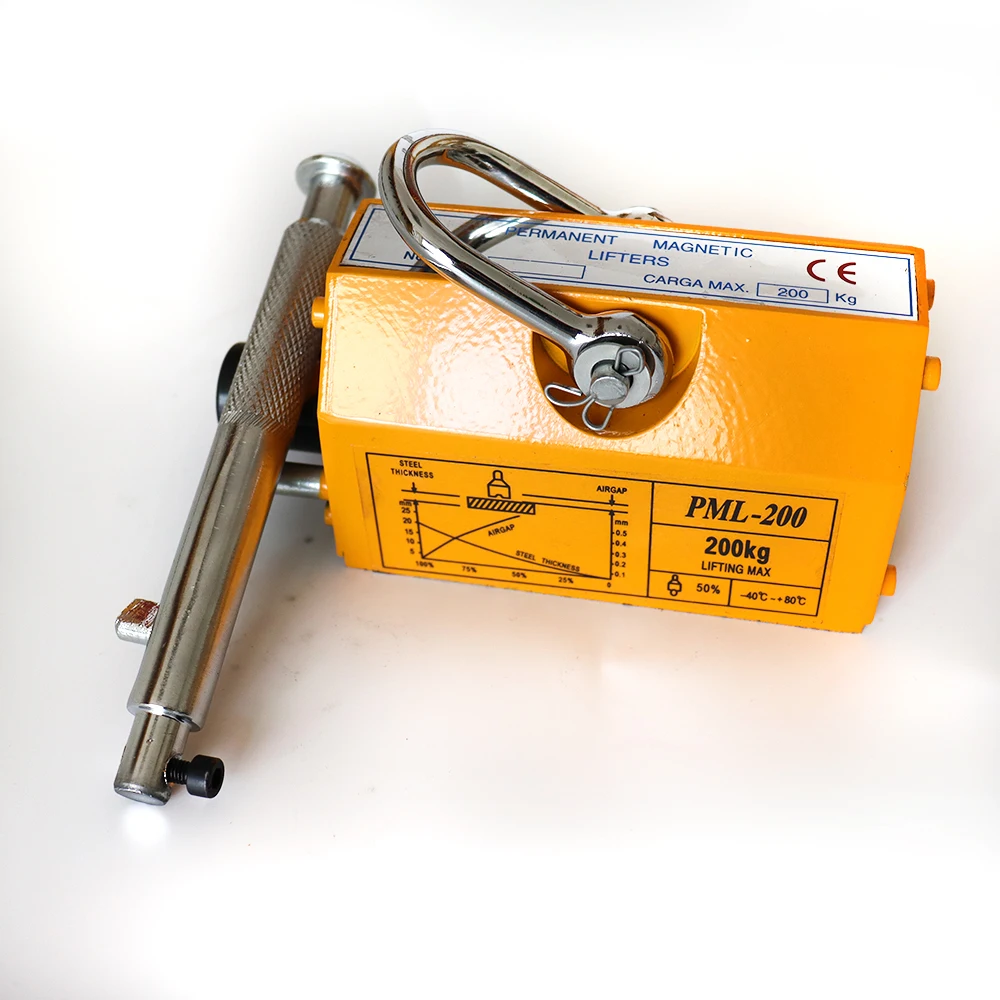 Manual hand magnetic lifter permanent CE 100kg 1000kg 5000kg 100 10000kg Permanent magnetic lifter