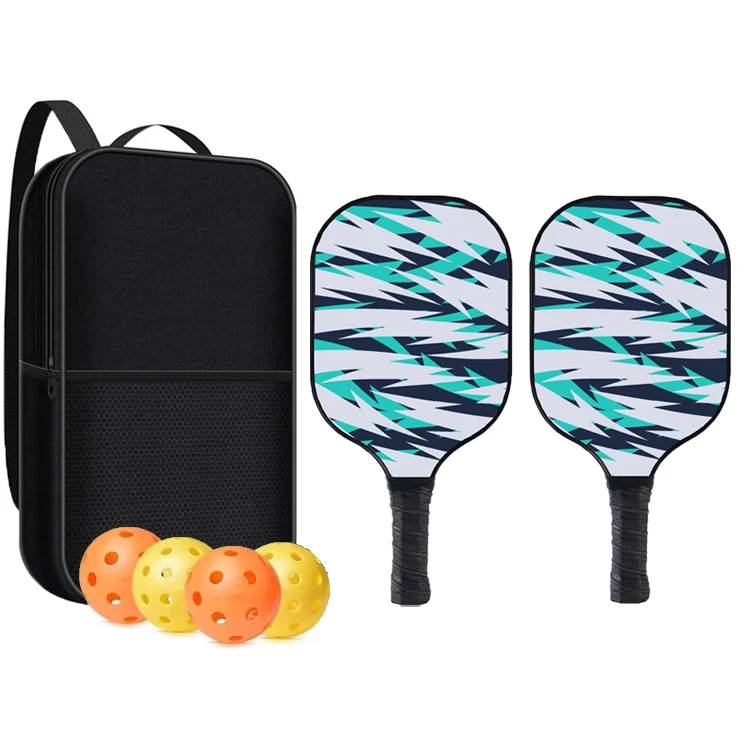 Top Sale USAPA Approved Cover Fiberglass Surface  Pickleball Set With Pickleball Ball