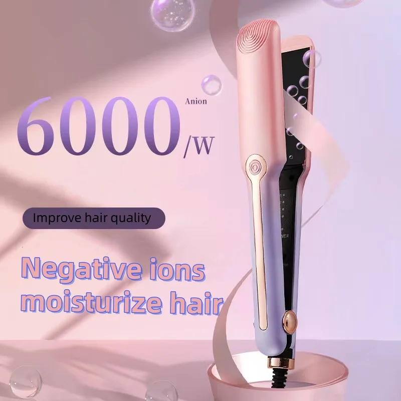 30W PTC Heater El Mejor Alisador De Doble Uso Para Straight Roll Curler Negative Ion Hair Straightener