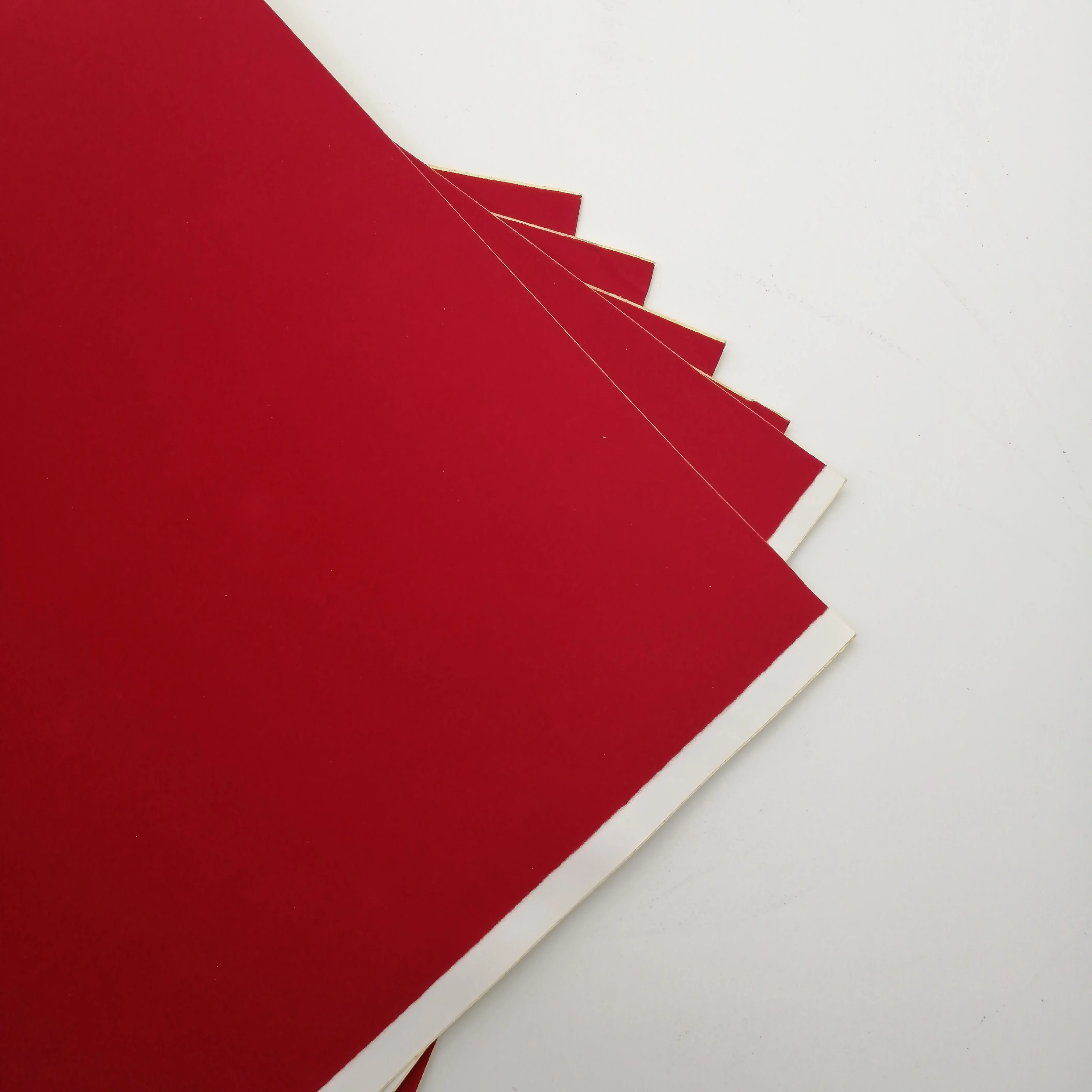 
180gsm Single Sided Flocking Paper A4 Size Flock Paper Sheet for Jewelry Box 