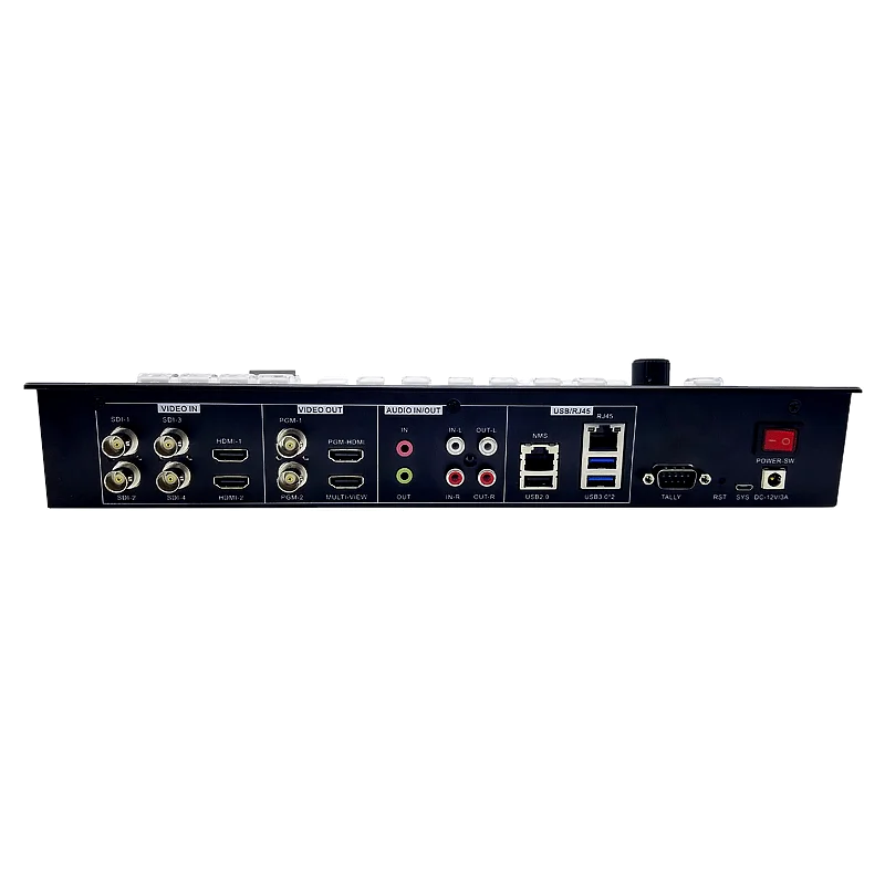 Oton live production Multi format HD Video Switcher mixer with multiview,encoding, decoding, recording, pip
