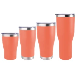Wholesale Promotional Double Wall Vacuum Mug Stainless Steel Travel Mugs Customized Tumbler Cup