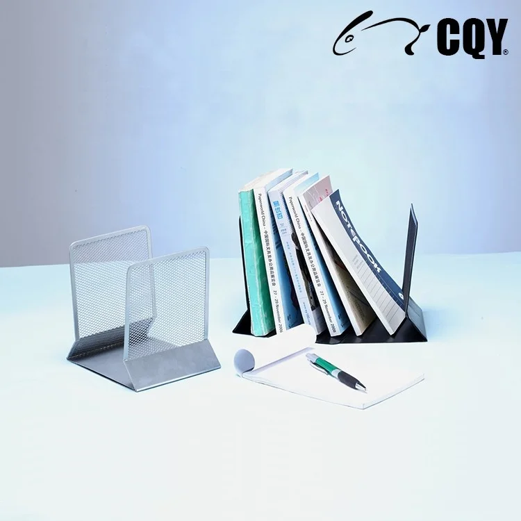 Heavy Duty desk office holder customized frame steel shelf book end