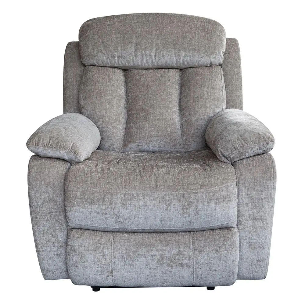
Attractive fashion brown home furniture fabric sofa recliner 1+2+3 