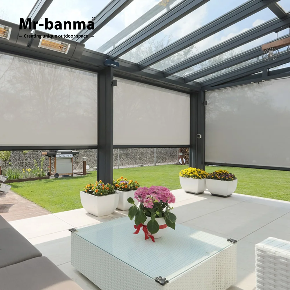 High Quality Large Size Windproof Zip Electric Roller Blind Motor For Shades Distributors