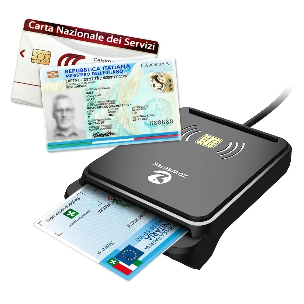 Manufacturer 2023 New Upgrades Smart Card Reader EMV Chip Card Reader For RFID/NFC Credit Card Reader
