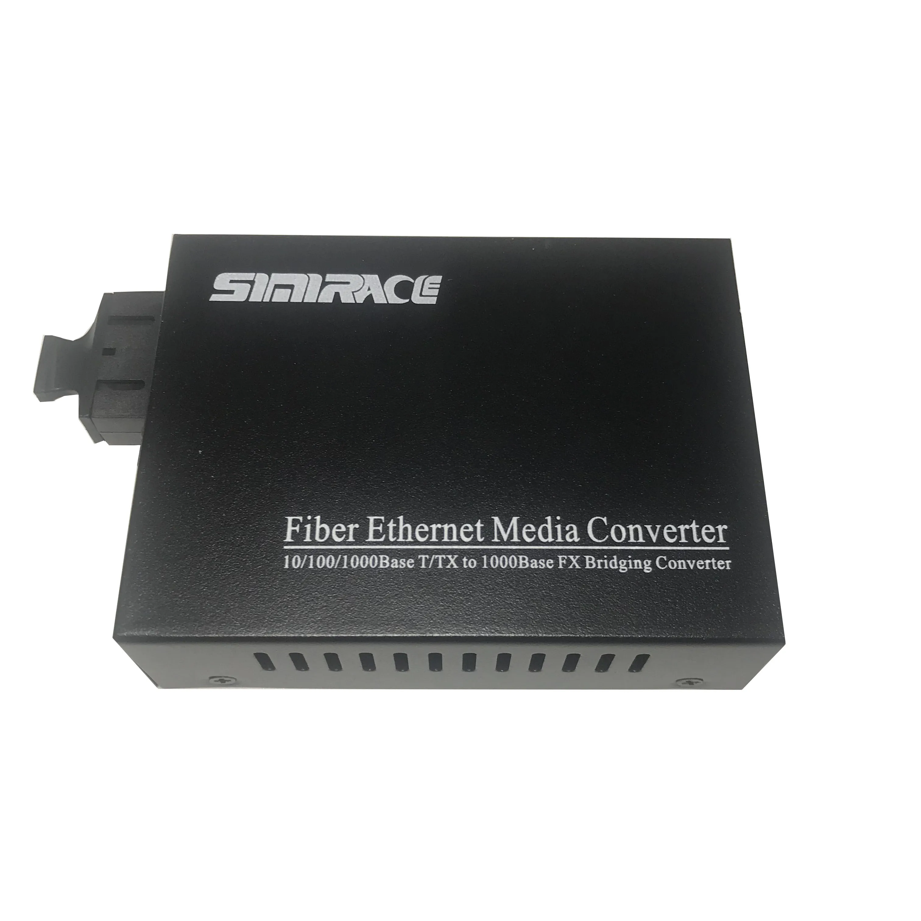 10/100/1000M 4Fiber 2RJ45 Dual Fiber 1310nm 20km Optical Fiber Media Converter Optic Equipment Data optical transceiver