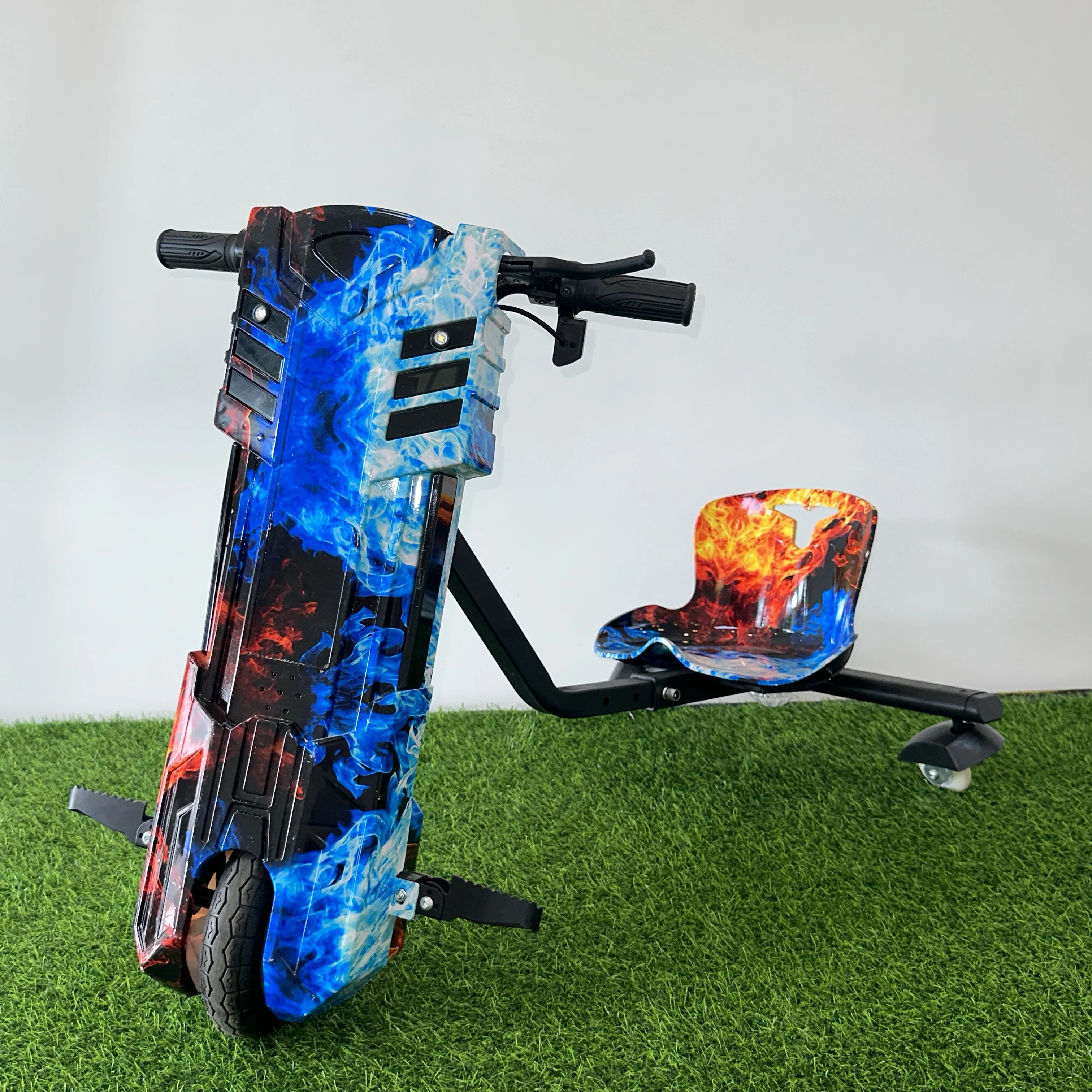 New Electric Three-Wheeled Drift Kart Timed Square Stall Tail-Flick Car Children Adults Primary School Students Net Red Product