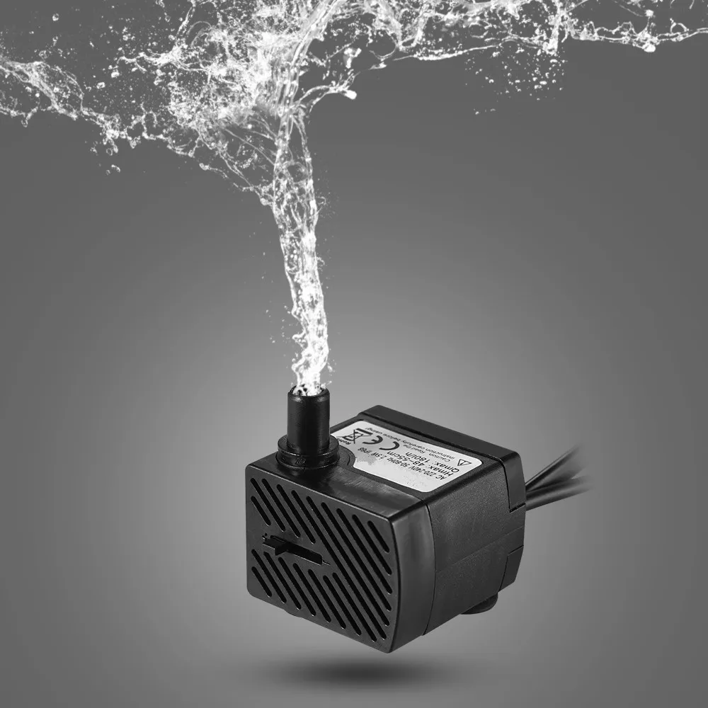 Benbo low voltage safe AC 12V 60Hz table fountain pump with LED lights