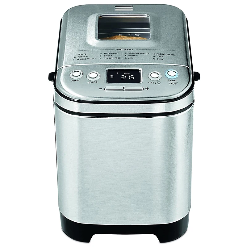Professional Small Stainless Steel Home Non Stick Automatic Intelligent Electric Bread Maker