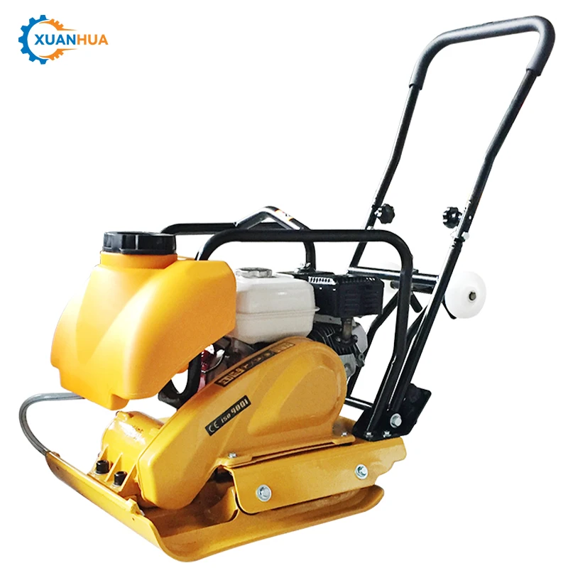 automatic vibratory soil road floor forward reverse plate compactor machine