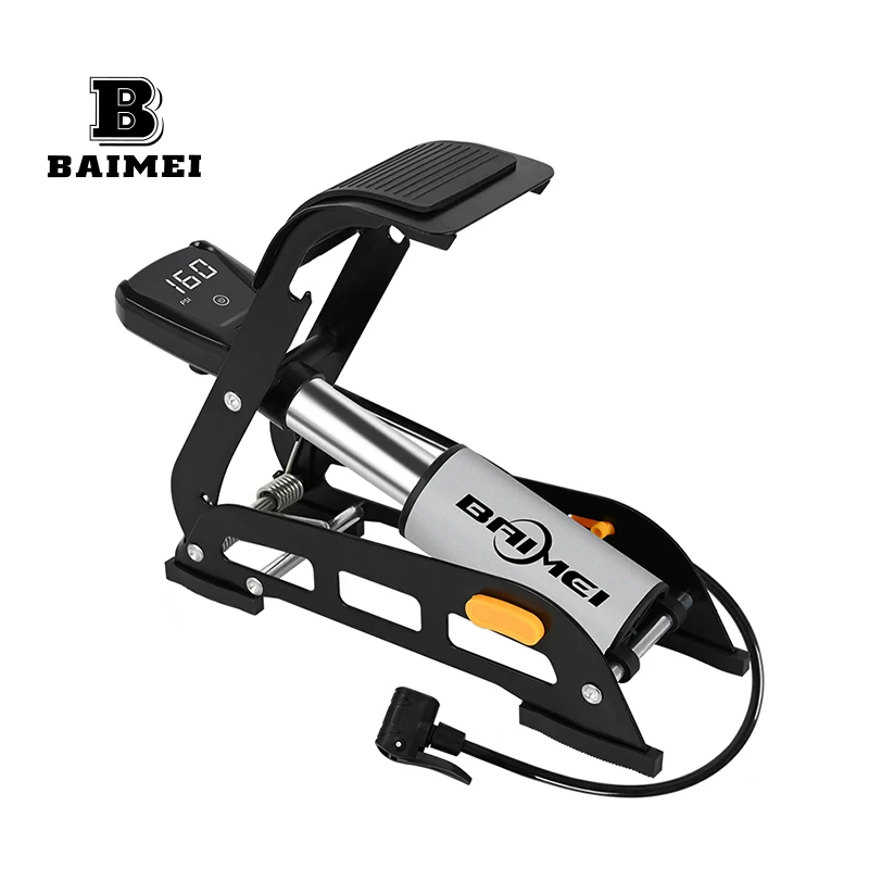 Bm Factory direct sales high pressure portable pump bicycle motorcycle car home pedal air pump