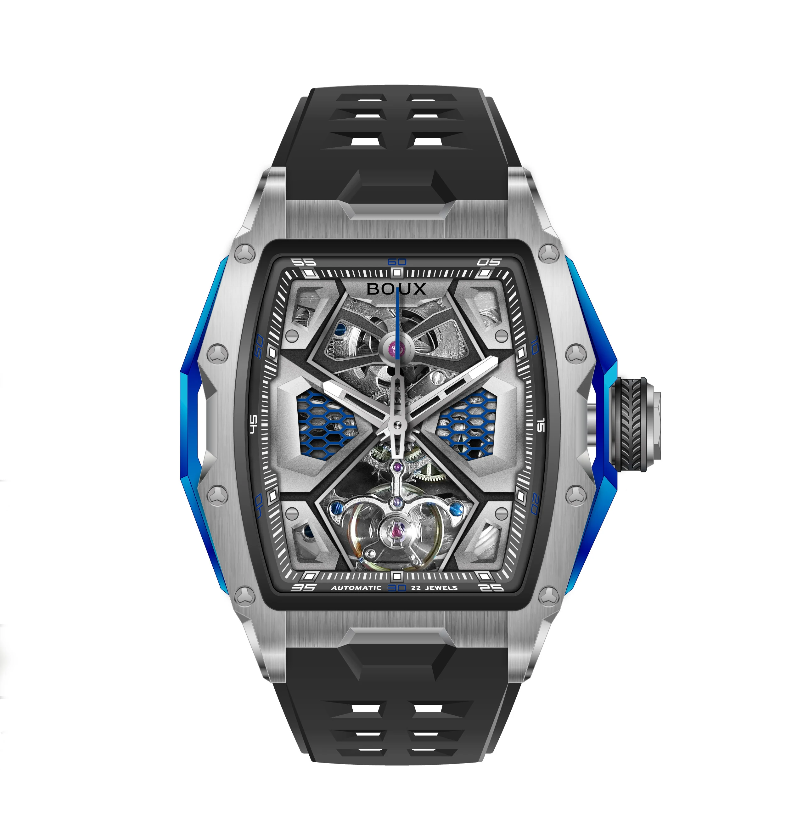 Low MOQ 100pcs automatic watch with mechanical movt waterproof for 50M in Shenzhen Aiers Watch Manufacturer