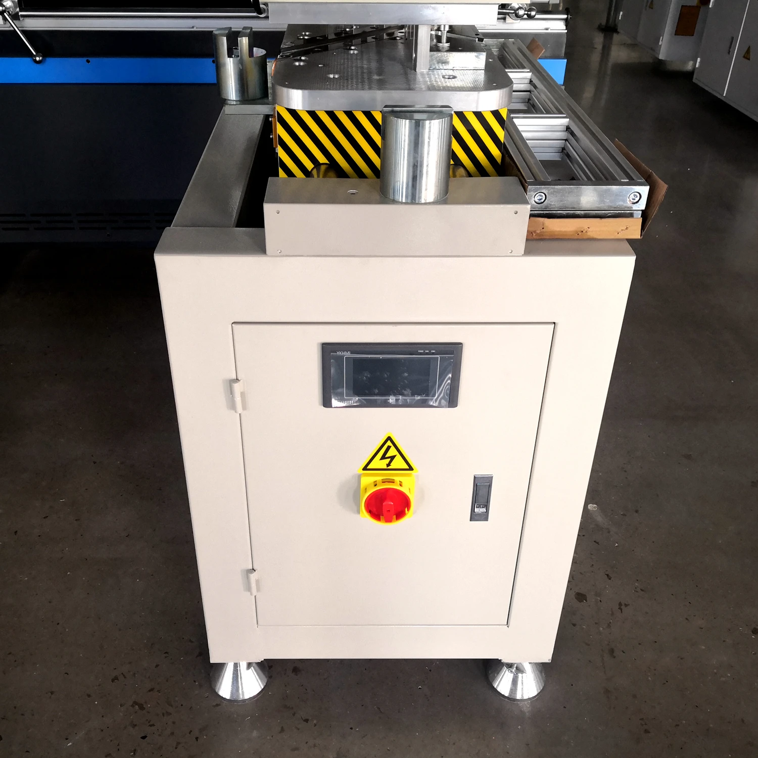 Single Head Seamless Welding UPVC Window Machine for Color vinyl profile