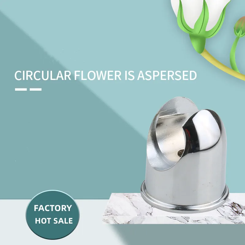 Wholesale Bathroom ABS Plastic Zinc Wall Bracket OEM Hand Shower Head Holder Wall Mounted Bracket