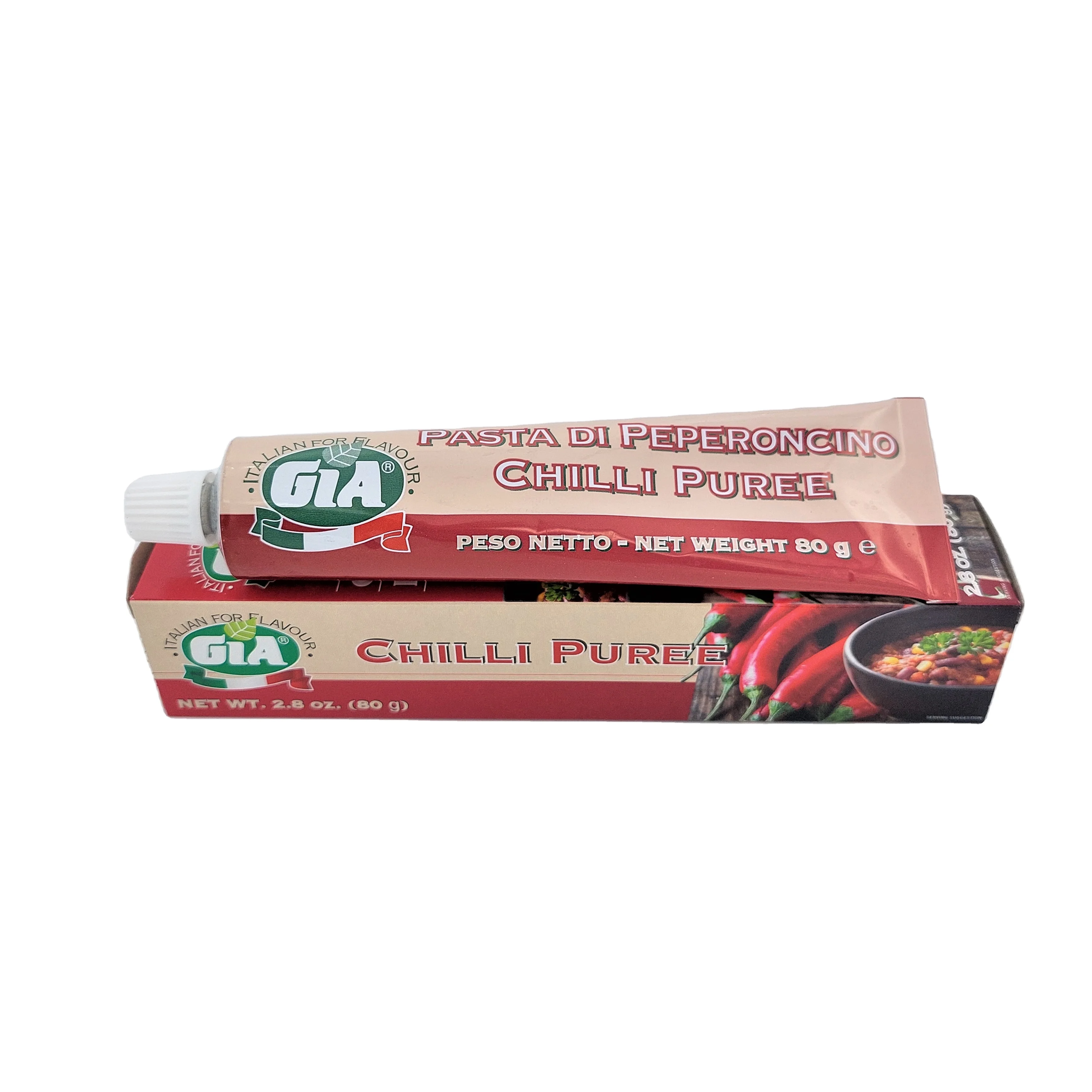 Top quality italian CHILLI PUREE 80 g in tube GIA