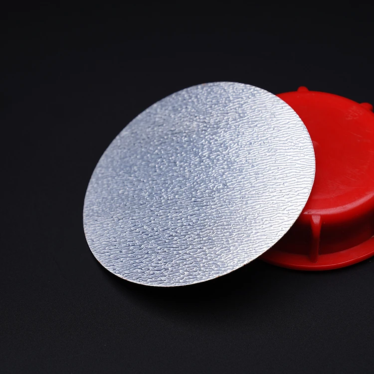 Customized logo and size Electromagnetic induction sealing cosmetics glass and plastic bottle aluminum foil liner for lubricant
