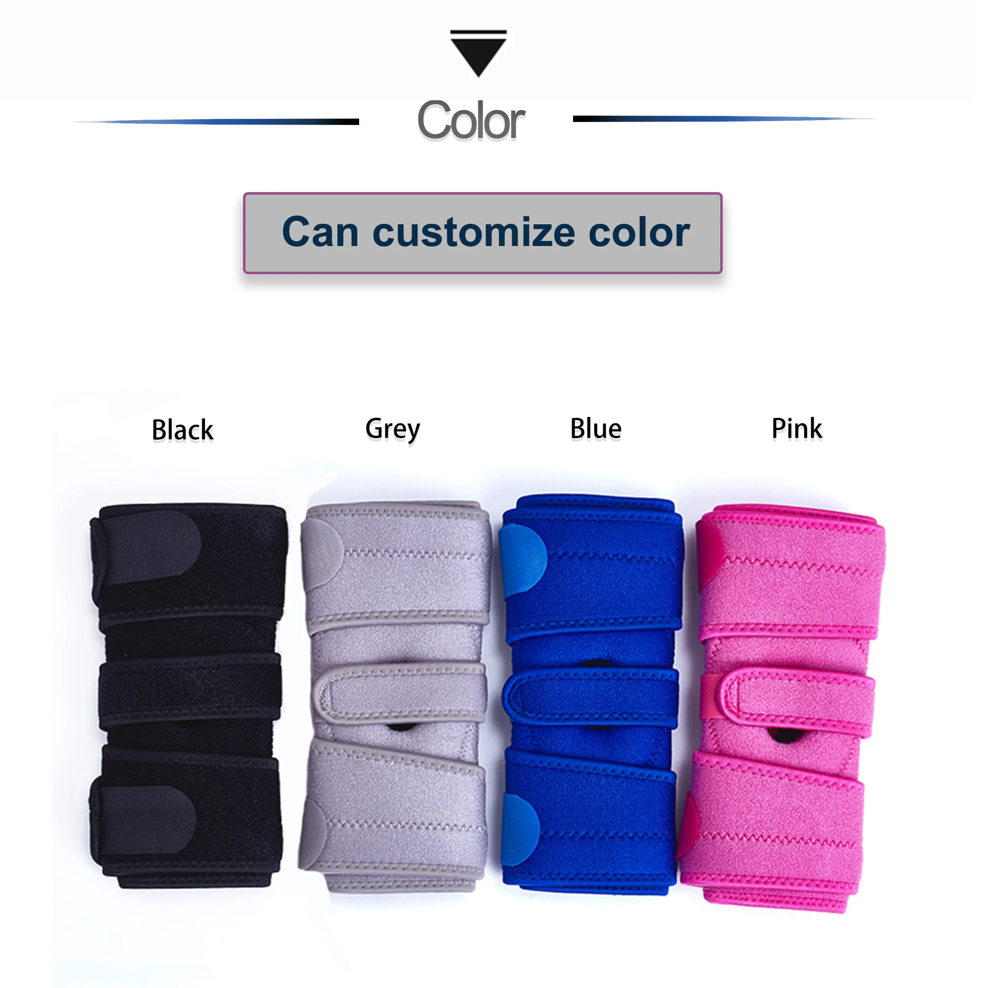New Design Protection Adjustable  Knee Brace Wrap Support Neoprene Fitness Safety Knee  Pads For Pain