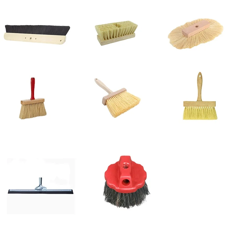 Factory Supply Customized Construction Tools Concrete Masonry Brush Finishing Broom