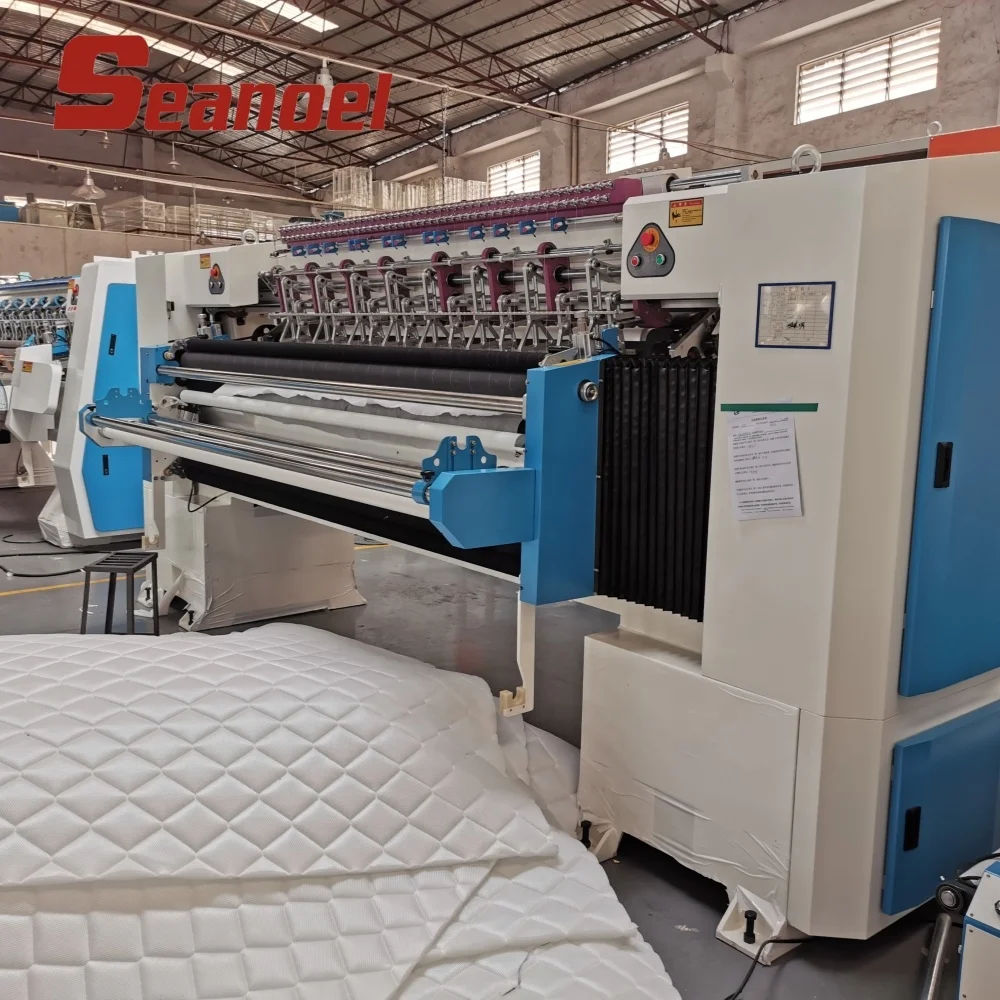 Automatic Mattress Fabric Making Computerized Non-Shuttle Multi Needle Quilting Machine