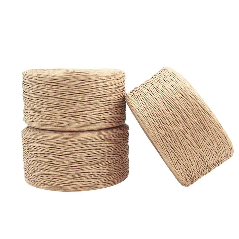 Raffia Paper Craft Twisted Cord Strings 1mm Paper Rope For Hang Tag