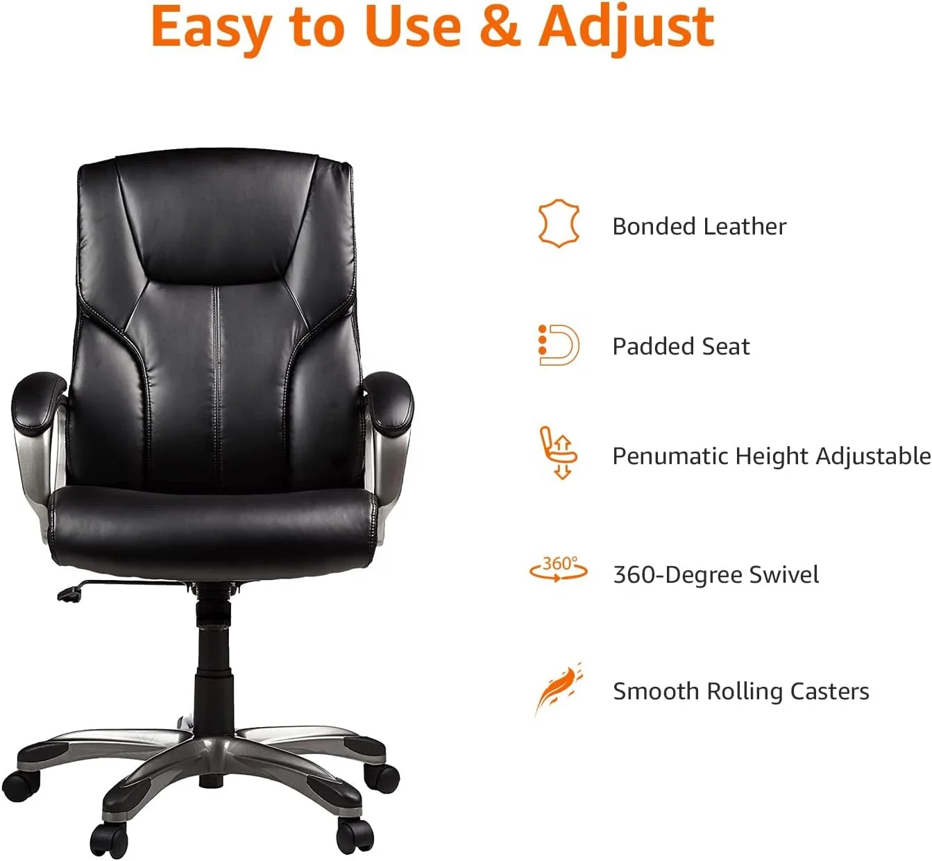 Free Sample Factory Price Metal Base Silla De Oficina Brown Desk Visitor Meeting Manager Office Chair with Flip up Armrests