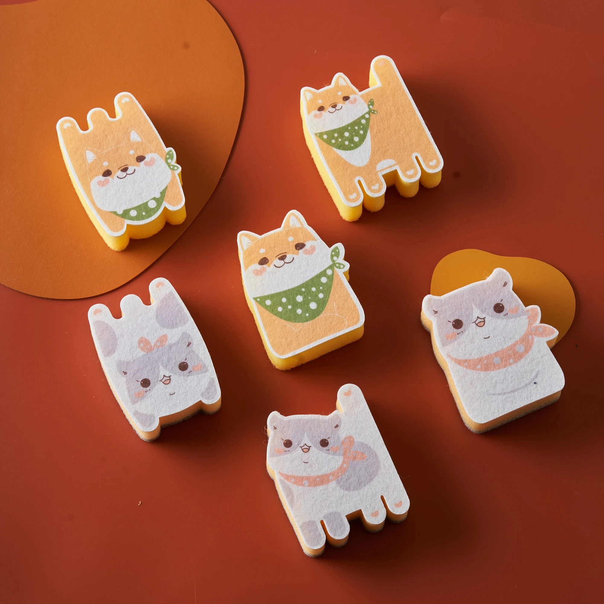 SIYUE Wholesale High Density Dish Washing Nano Wood Pulp Lovely Clean Sponge Magic Natural Cellulose Clean Scrub Sponge 3407