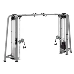 Gym Fitness Adjustable Cable Crossover 3mm Steel Tube Functional Trainer