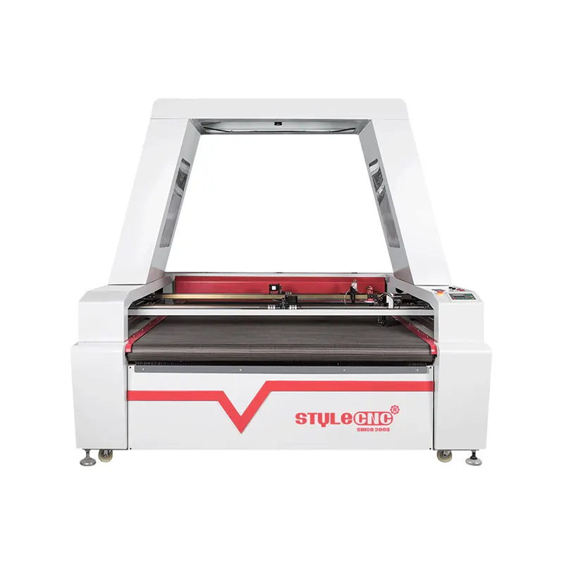 Laser Garment Cutting Machine with CCD Camera and Conveyor System