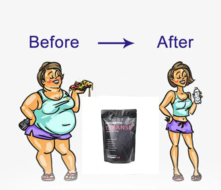 Slim Tummy Tea  Private Label 14 Days Weight loss tea tiny waist magic flat tummy tea cleanse