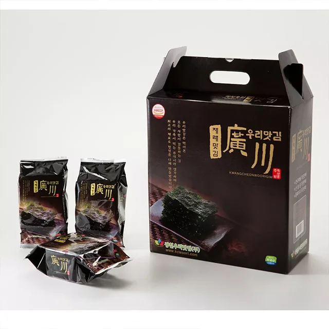 Hot Selling Korean Seaweed with Sa Jarae Seasoned Laver Nutritious Everyone Likes It Use of Side Dishes and Snacks