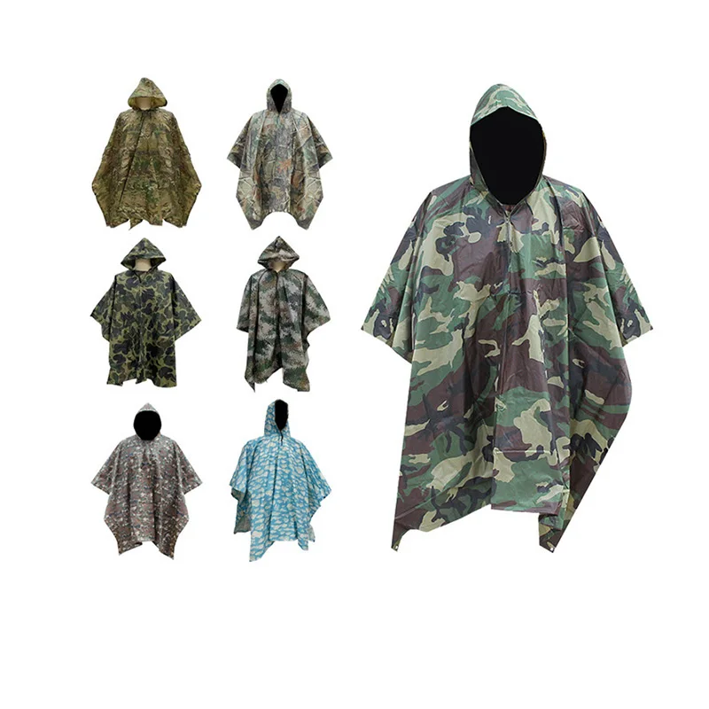 Multifunctional Waterproof Raincoat for Men - Portable Affordable Rain Gear Conditions - Cheap Raincoats for Outdoor Adventures