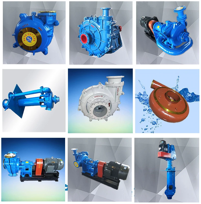 China Mine Mining Pump Industry Slurry Gravel Horizontal Sand Mining Slurry Pump
