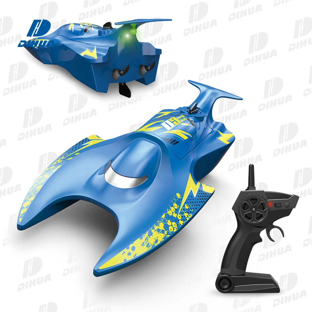 RC Boat Toy 2.4Hz Remote Control Speed Boat Dual Motors Self-Righting Racing Boat Speed RC Ship Speedboat Toys for Adult & Kids