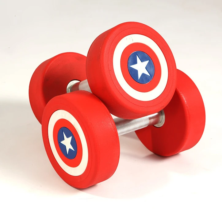 Gym Equipment Dumbbells Unisex Rubber Coated Dumbbell for Fitness