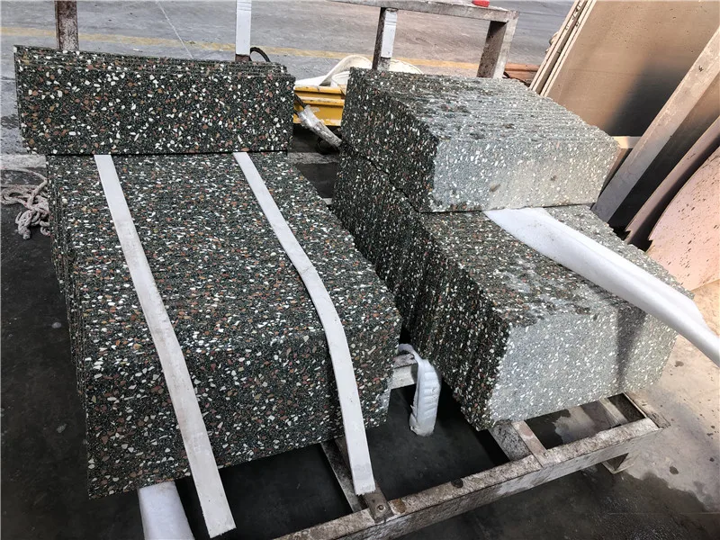 Manufacturer Professionally Customized dark green terrazzo tiles