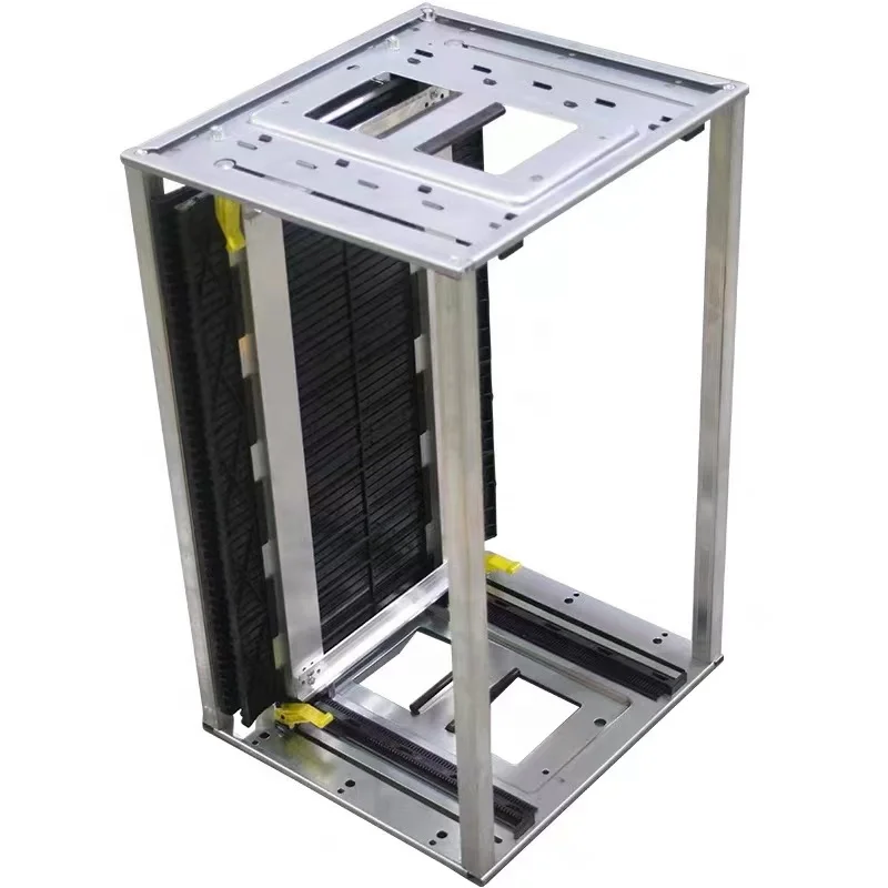 SMT ESD Antistatic Adjustable High Temperature Magazine PCB magazine rack with PP Material and aluminium alloy