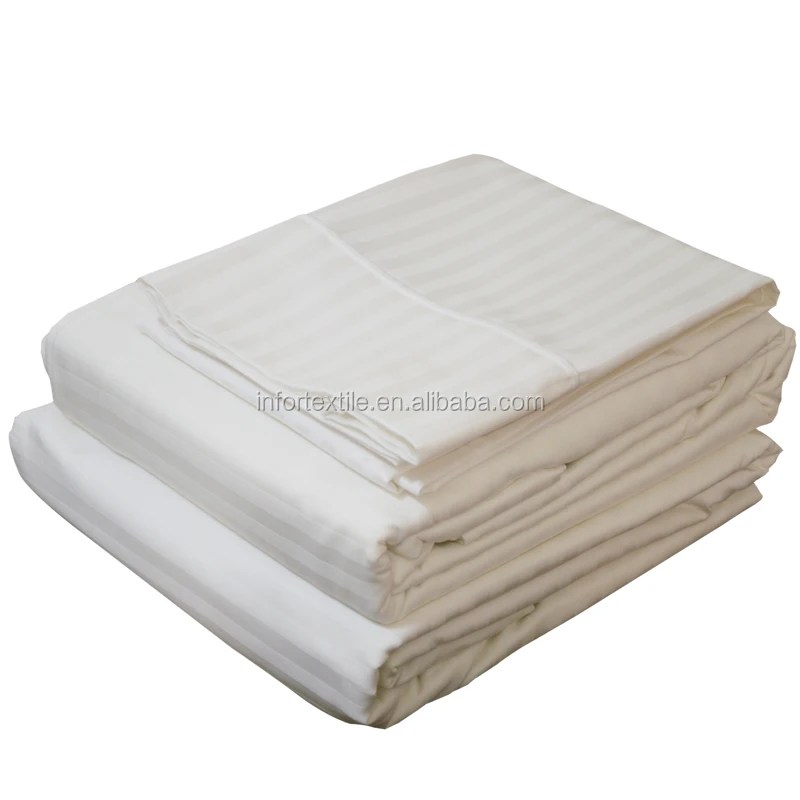 Factory supply 3pcs Duvet cover set best Price and high quality stripe bedding set with 2 pillow cases and 1 Duvet cover