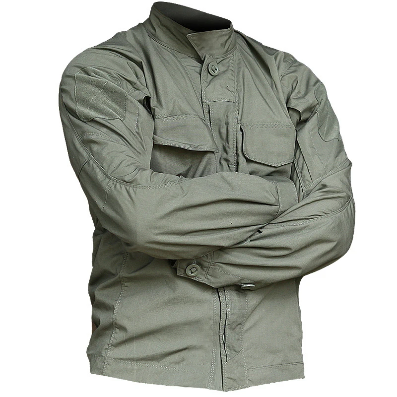 SIVI Scout Quick Drying Training Long Sleeve Camouflage Tactical Waterproof Tactic Shirts for Men
