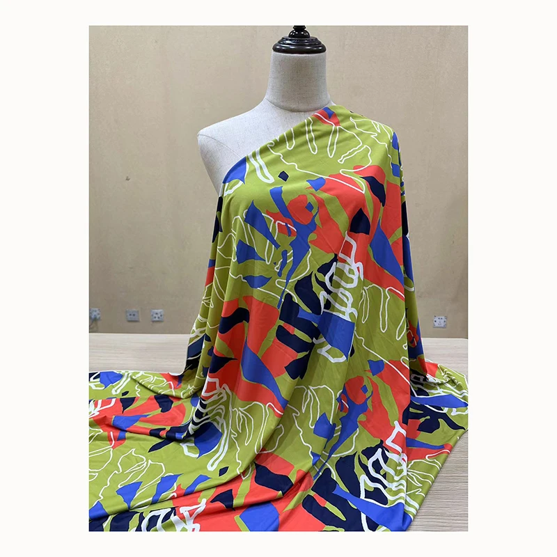 Italian Designs Garment Usage Digital Print Silk Linen Mixed