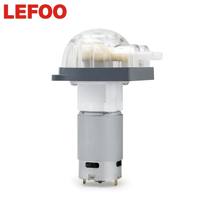 LEFOO DC dose peristalt pump 24 volt dcbrushed medical peristaltic dosing pump