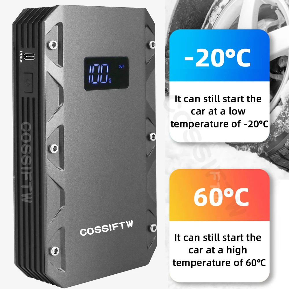 Gas engine jump starter 1000A