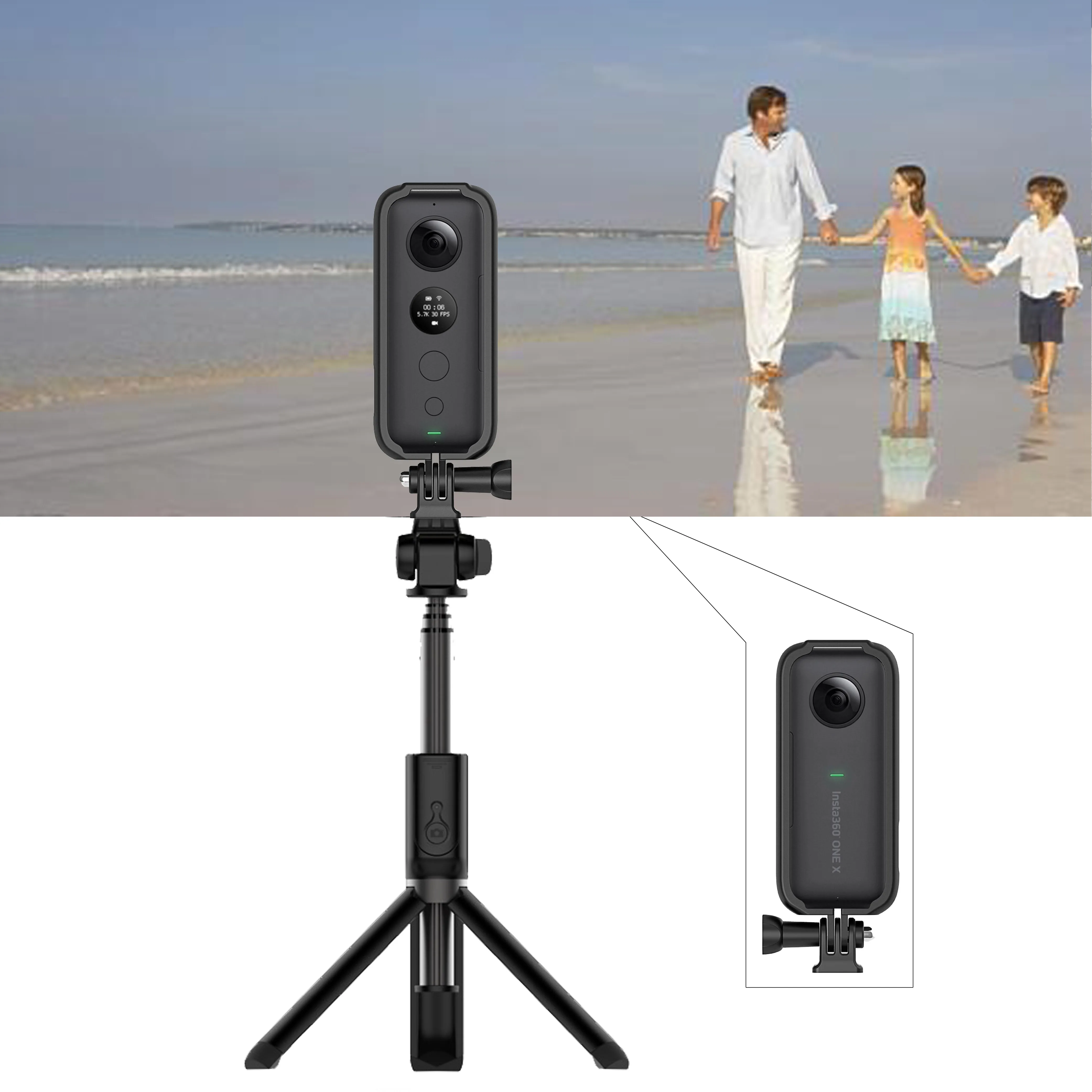 Kytuwy High Quality Camera Accessories Insta360 ONE X Protective  frame With Adapter Mount & Screw