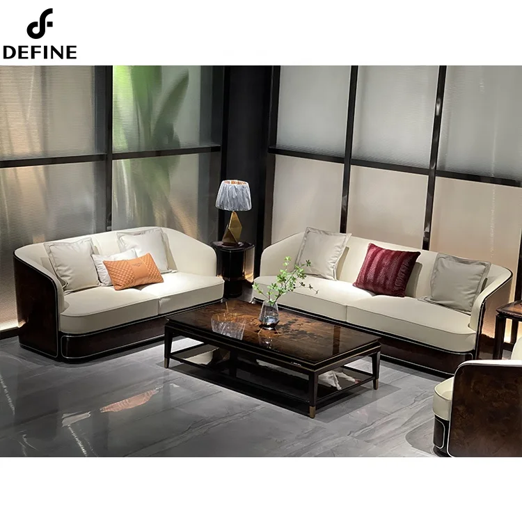 European living room chairs leisure two seat sofa unique designer italy leather sofa 2021