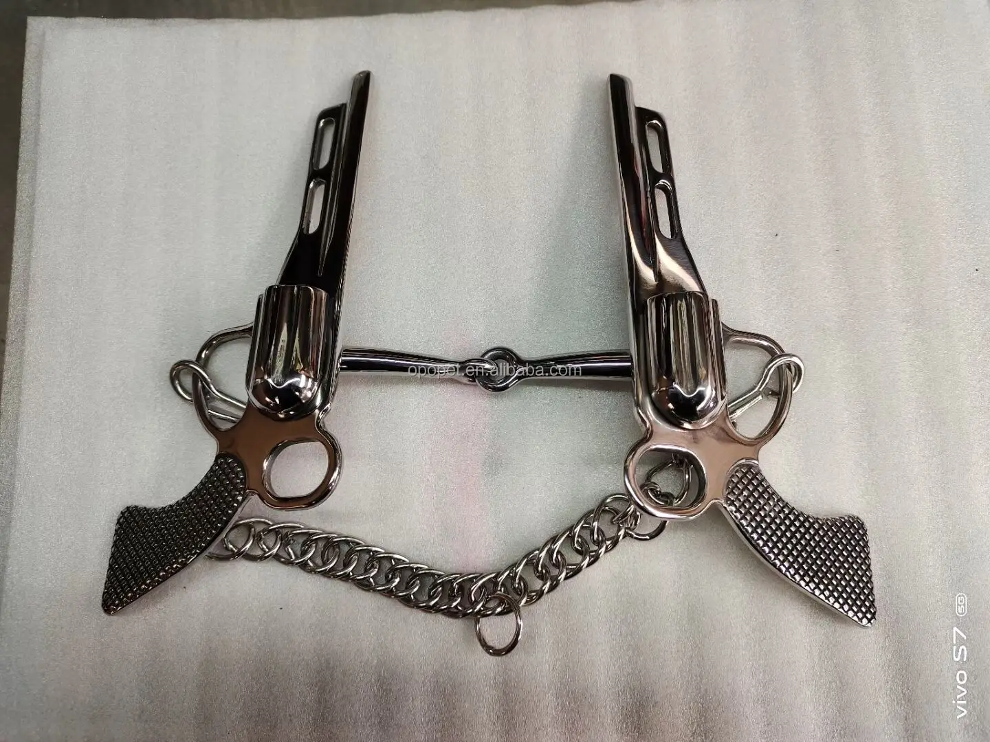 Horshi high quality horse bits stainless steel with chain English horse bits with cheap price