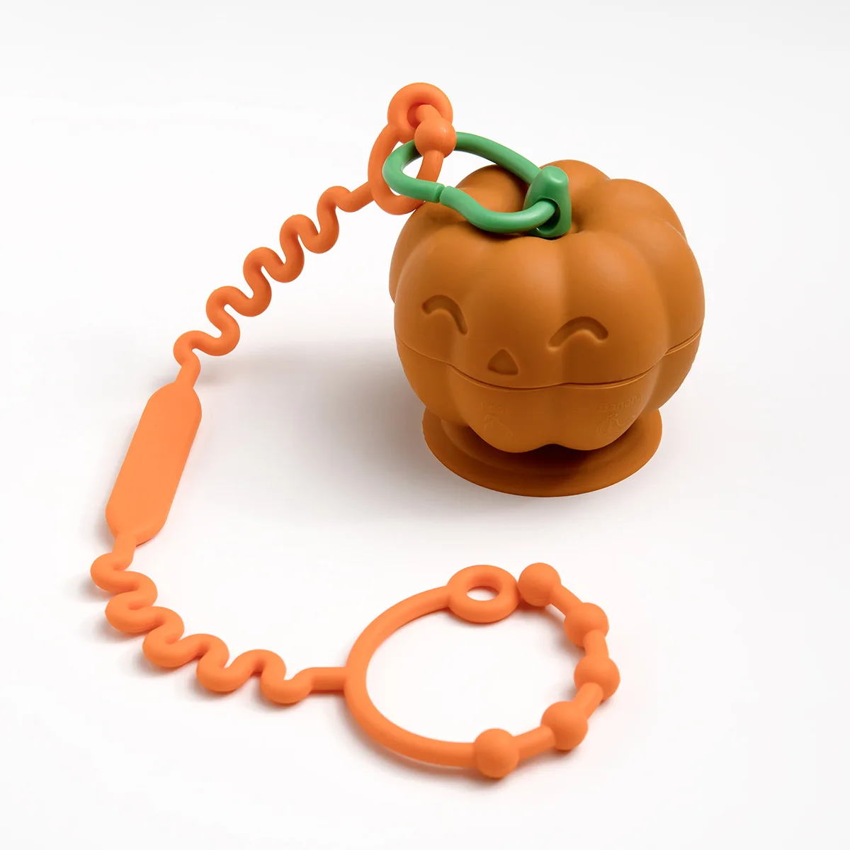 BPA Free Food Grade Chew Teething Toys Soft Silicone Baby Teether With Strap Chain