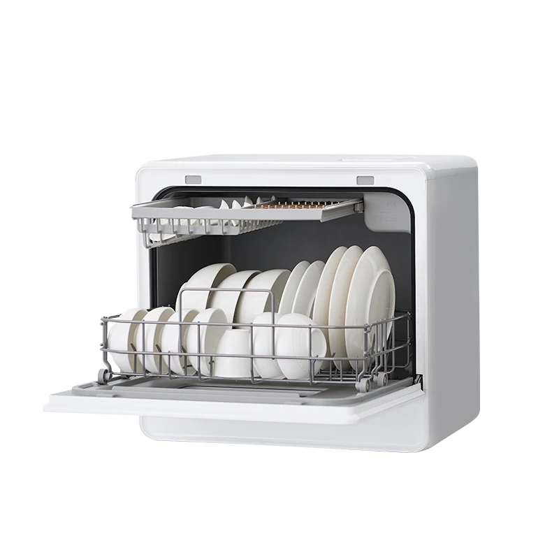 Portable Smart countertop dishwash machine Household UV and High-temp Air Drying Small Dishwasher