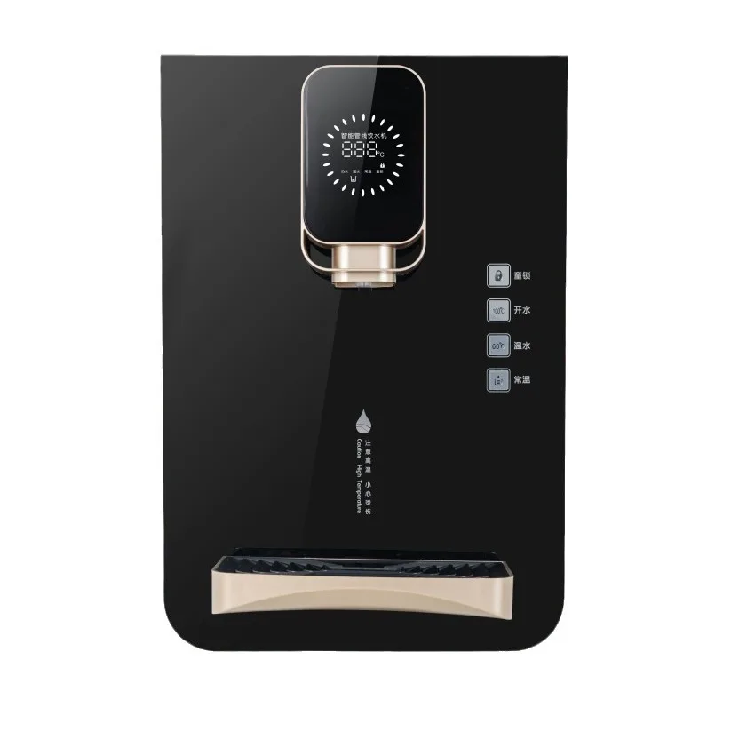 Модная настенная машина для горячего трубопровода с сенсорным экраном и контролем температуры дозатор воды быстрого нагрева