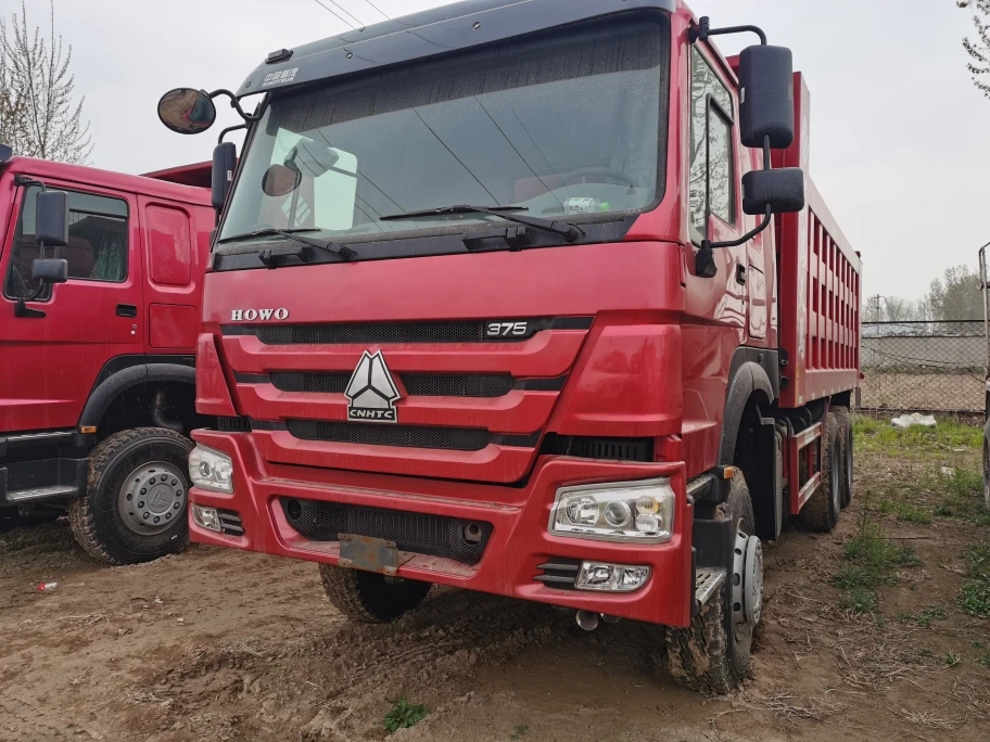 used sinotruk 6x4 10x6 dump tipper truck howo 20m3 used tipper dumper truck end dump tipper truck 1200R24 for sale in china