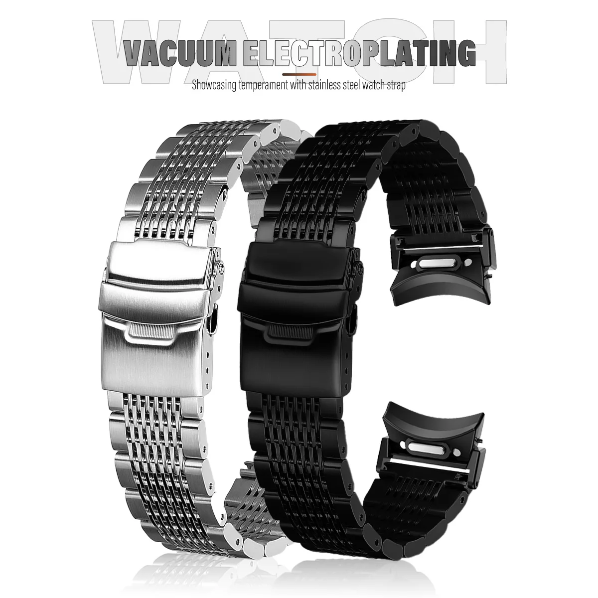 Stainless Steel Strap for Samsung Galaxy Watch 6 5 4 44 40 6 Classic 43 47mm Metal Band for Galaxy Watch 5 Pro 45mm fashion band